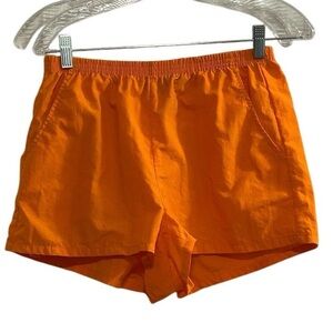 Urban Renewal Orange Athletic Shorts Lightweight Design